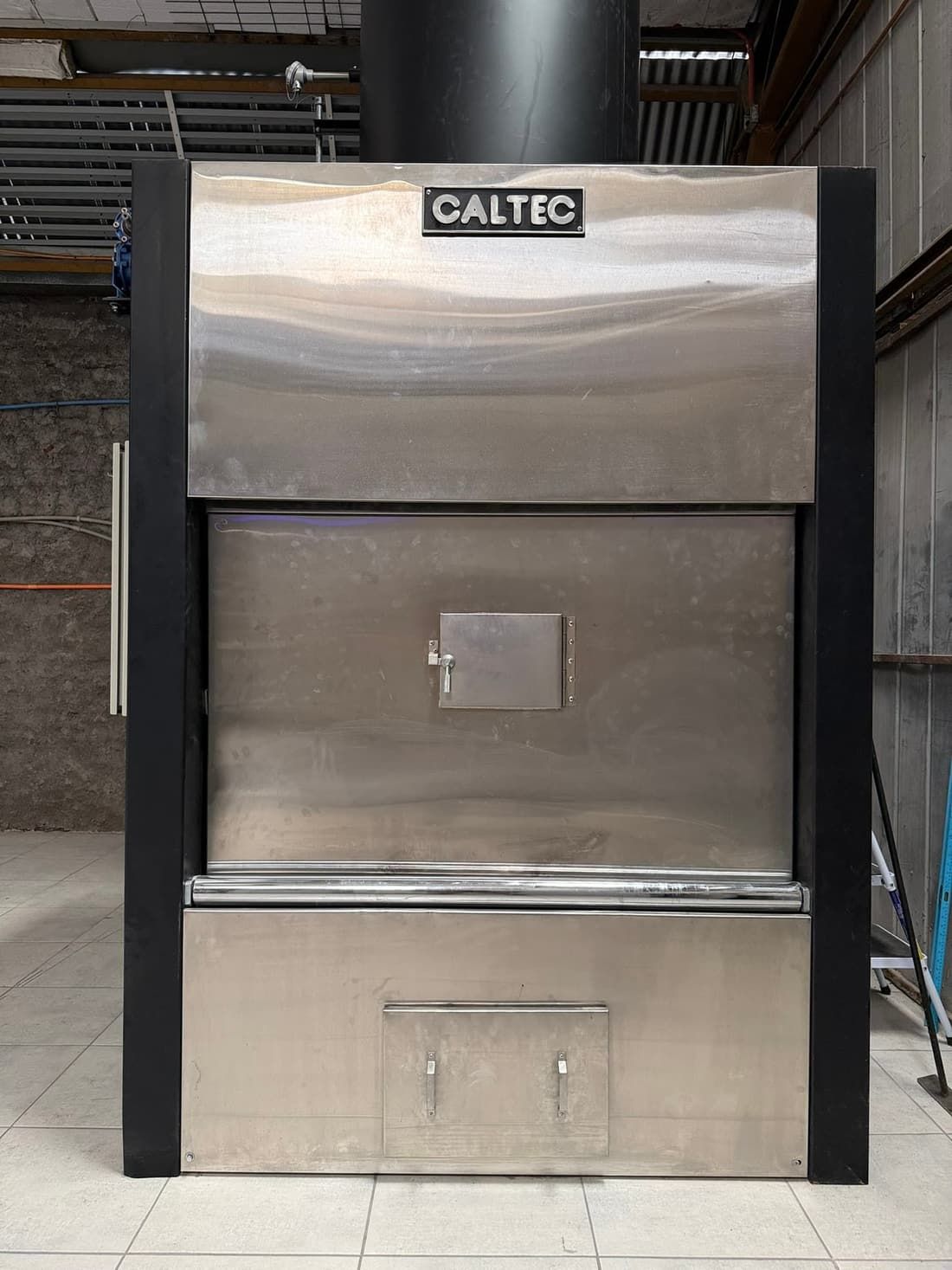 Horno incinerador de la planta de Industrias NC