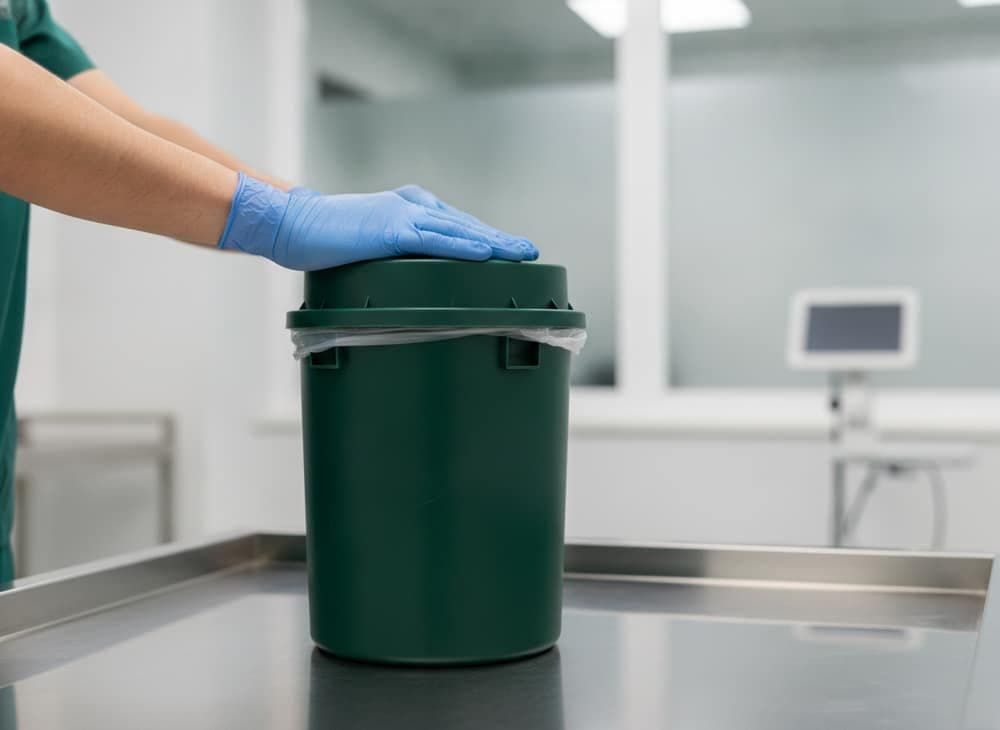Contenedor rígido sellado de residuos de establecimientos de salud